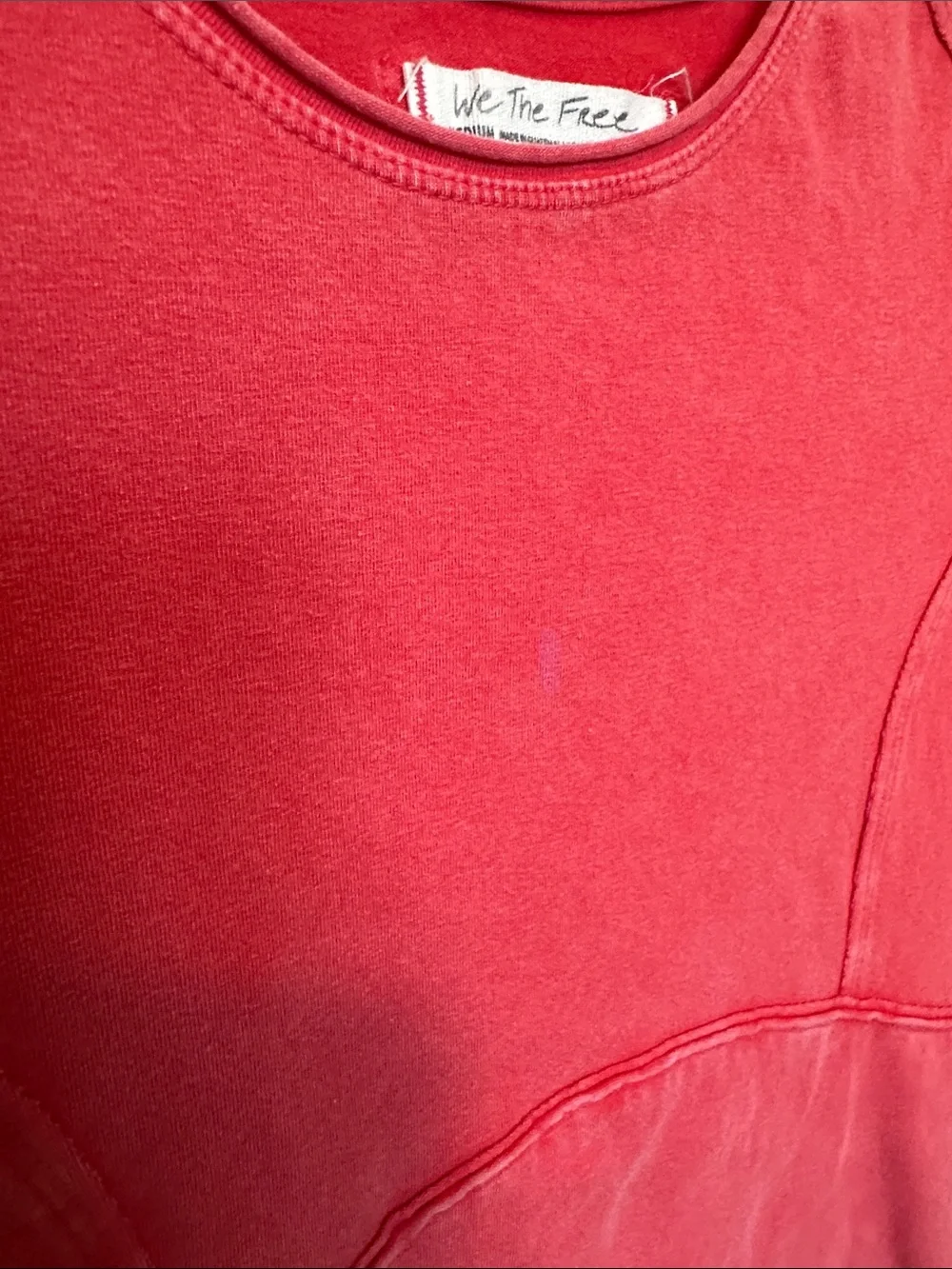 We The Free Red Crop Tee - Picture 4 of 4